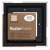 Ampersand FloaterFrames Thin - Black 7/8 in Profile 6 in x 6 in