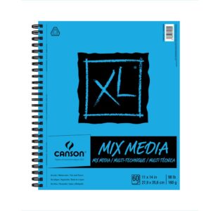 Canson XL Mix Media Papers - White 11 x 14 in 160gsm (98lb)