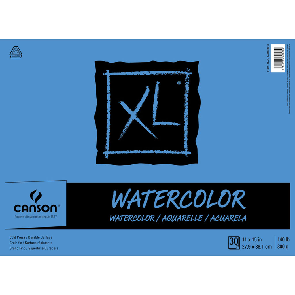 Canson XL Watercolor Pads – Jerrys Artist Outlet