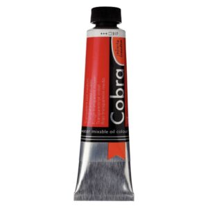 Cobra Water Mixable Oil Colors - Transparent Red Medium 317 40 ml (1.35 OZ)