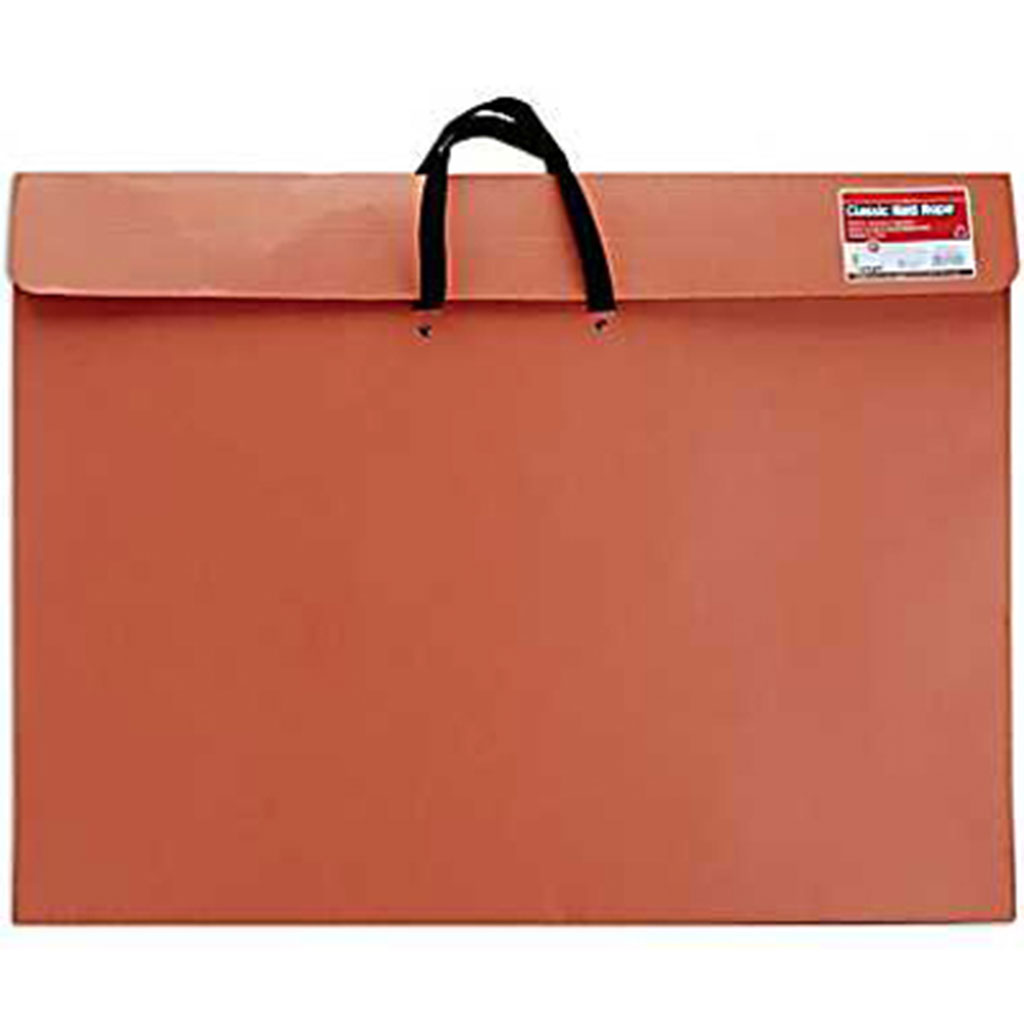 Star Products T212 12 x 18 Classic Red Rope Paper Artist Portfolio with Tie Tape Closure, Poster 12 x 18 Art Storage 