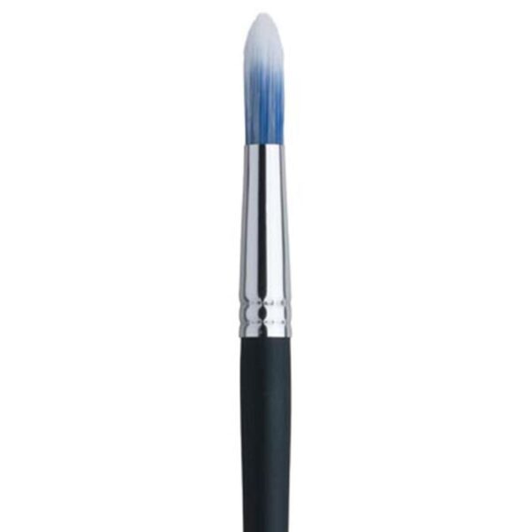 Dynasty Blue Ice Oil and Acrylic Brushes - Long Handle Round Size 10