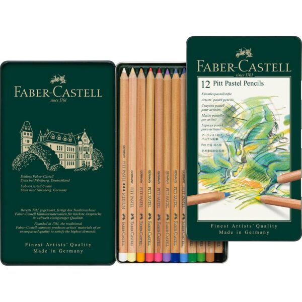 Faber Castell Pitt Pastel Pencil Sets - Set of 12