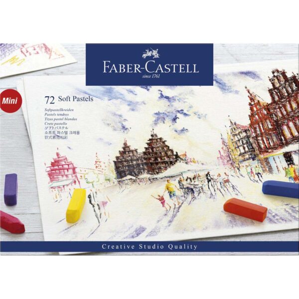 Faber Castell Soft Pastel Half Stick Set 72pc