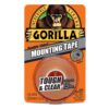 Gorilla Mounting Tape Clear 1x60