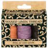 Lineco Waxed Linen Thread Spool 3 in x 20 Yd