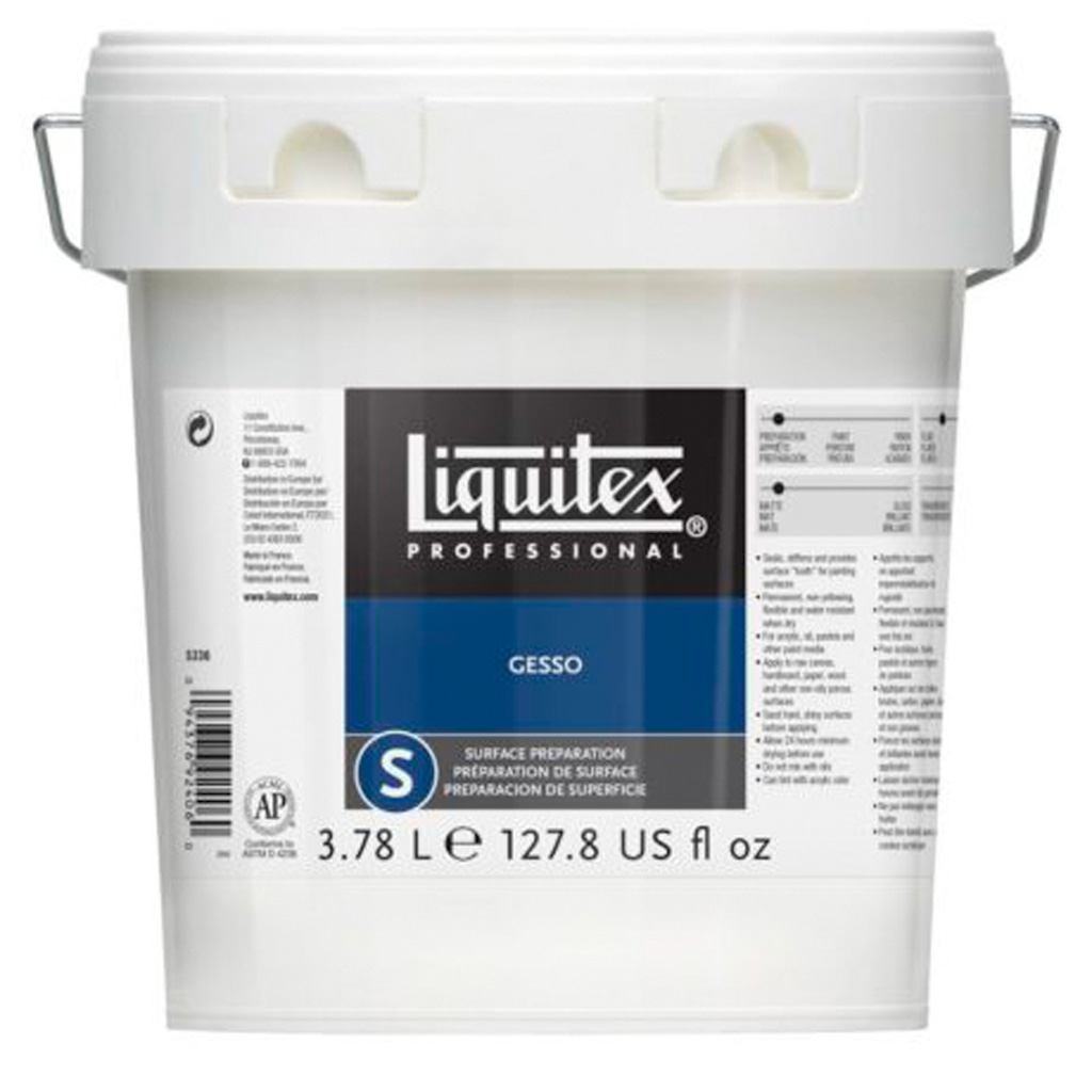 Liquitex Acrylic Gesso, 32 oz, White