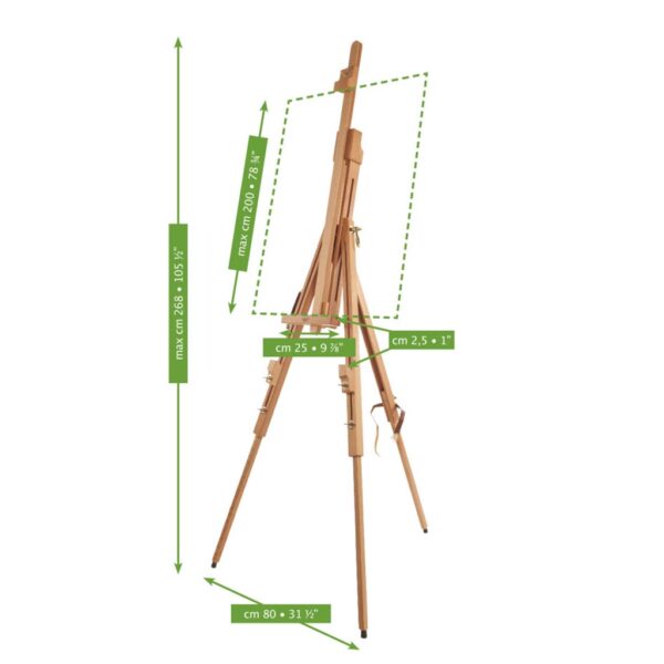 Mabef Field Easel M-32 Detail