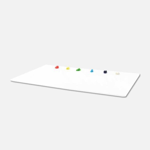 New Wave Ugo Glass Palettes - White Plastic 11in x 14in