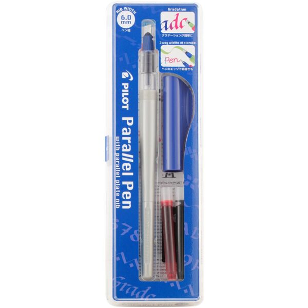 Pilot Parallel Calligraphy Pens - Blue Width 6.0 mm