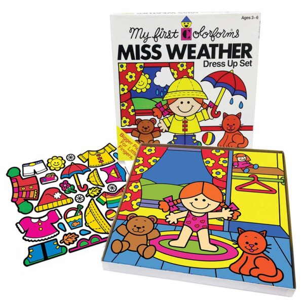 Colorforms Miss Weather Open