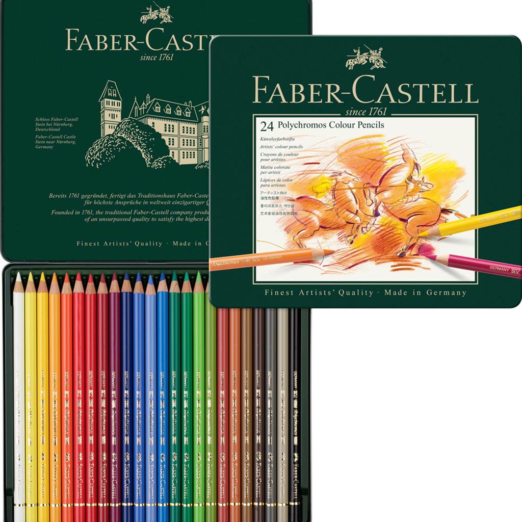 Polychromos 111-Cadmium Orange Faber-Castell 110111 artistes Farbstift