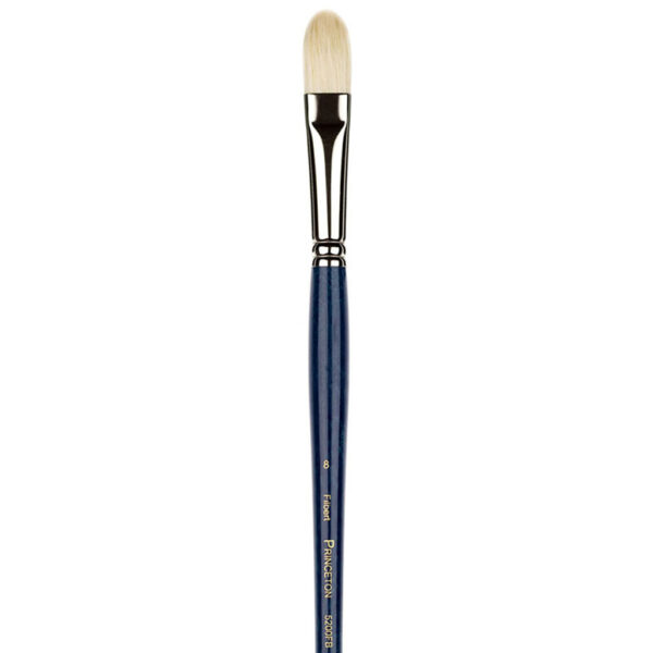 Princeton Ashley Series 5200 Natural Bristle Brushes - Filbert Sz 12