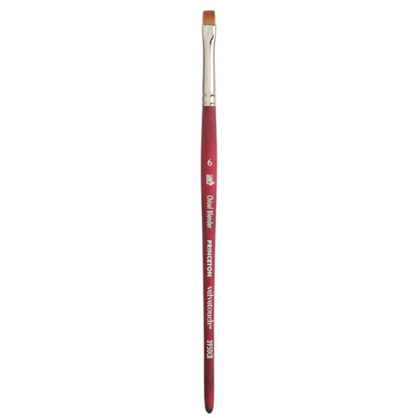 Princeton Velvetouch 3950 Series Brushes - Chisel Blender Size 8