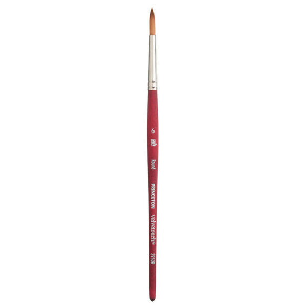 Princeton Velvetouch 3950 Series Brushes - Round Size 10