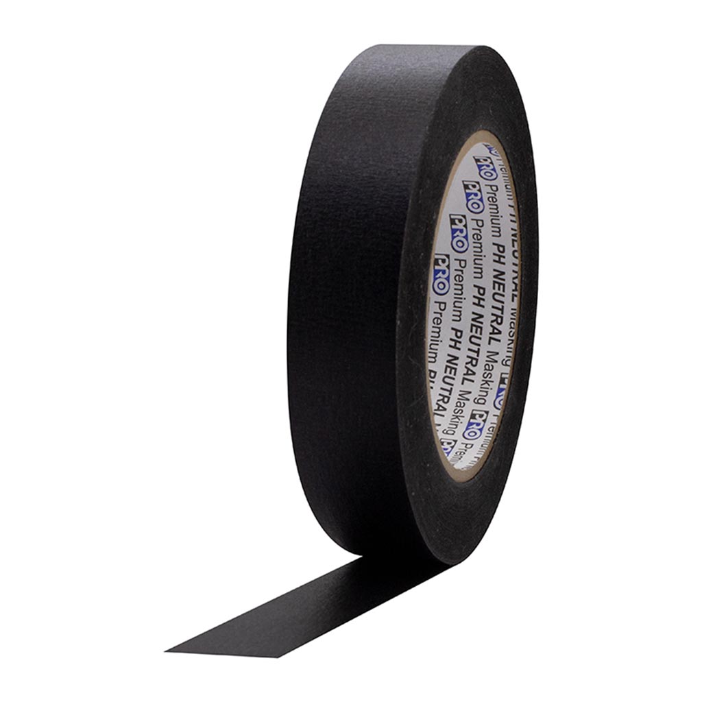 Premium Grade Black Masking Tape Roll, 6ct.