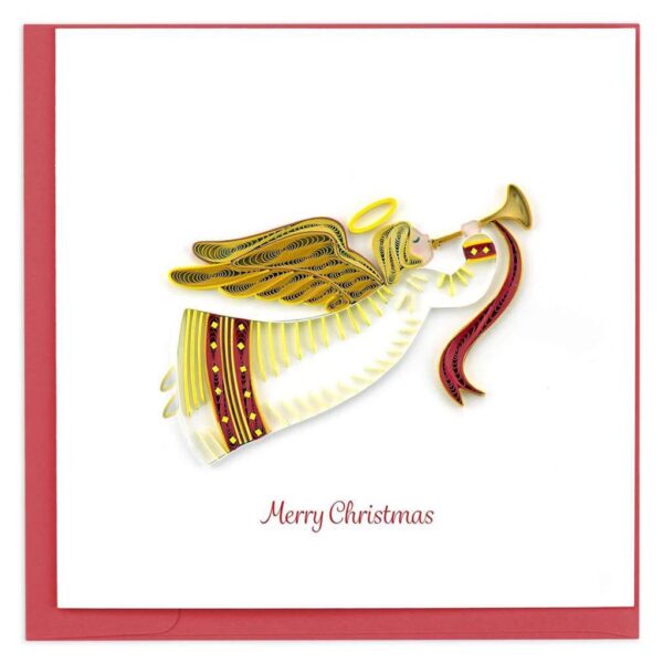 Quilled Christmas Angel Card