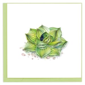 Quilled Succulent Plant Card