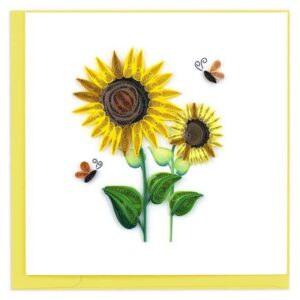 Quilled Sunflower Card