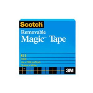 Scotch 811 Magic Tape Removable 3/4 in W x 36YD