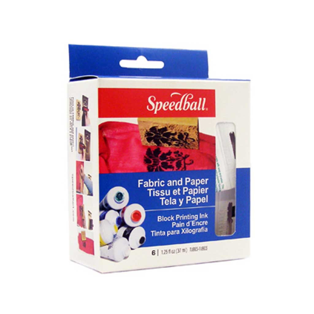 Speedball Block Printing Kit Starter 6 Colors