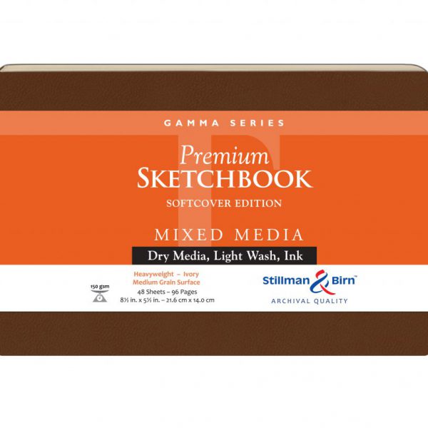 Stillman and Birn Gamma Premium Sketchbooks - Softcover Ivory 5.5 x 8.5in 150gsm (100lb)