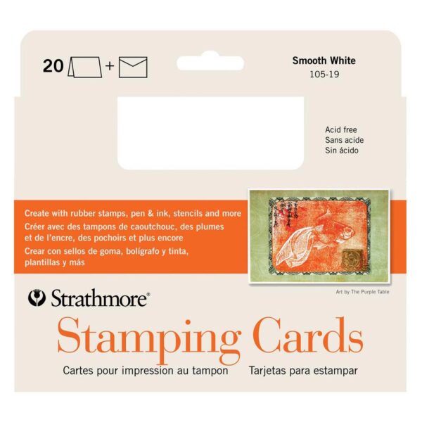 Strathmore Stamping Cards - Pack of 20 5 x 7 in