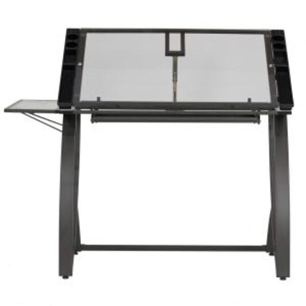 Studio Designs Futura Luxe Table Pewter Front View