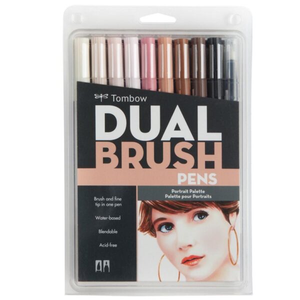 Tombow Dual Brush Pen Set Portrait