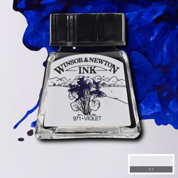 Winsor and Newton Drawing Inks - Violet 14 ml (0.47 OZ)