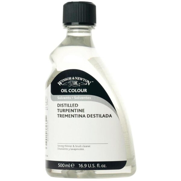 Winsor and Newton English Distilled Turpentine - 500 ml (16.9 OZ)