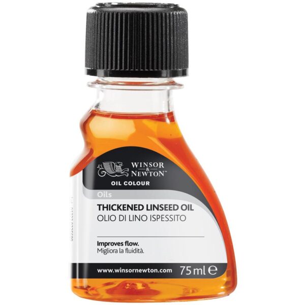 Winsor and Newton Thickened Linseed Oil 75 ml (2.5 OZ)