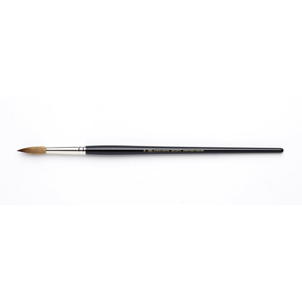 Winsor and Newton Series 7 Kolinsky sable brushes - miniature - short  handled