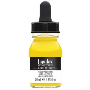 Liquitex Professional Acrylic Inks - Yellow Medium Azo 412 30 ml (1 OZ)