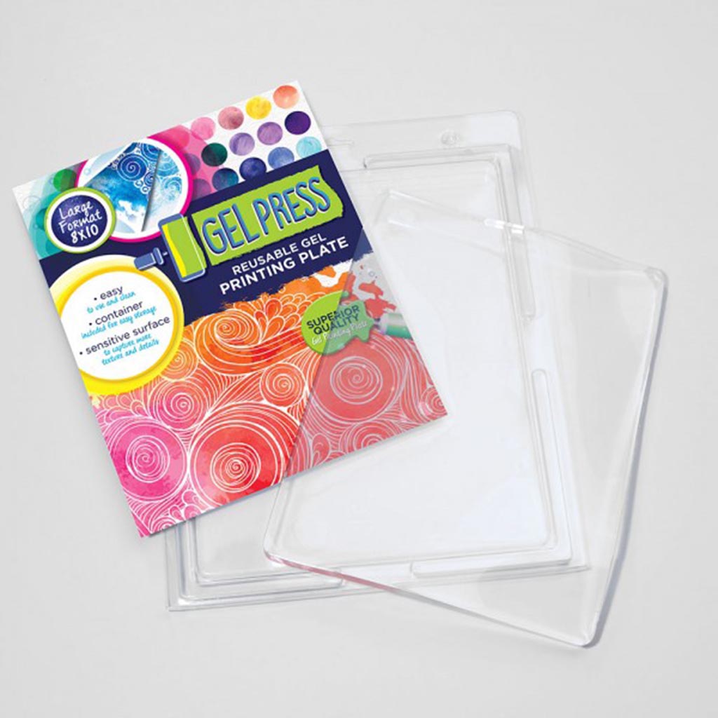 3 Pack Petites Gel Printing Plates by Gel Press - Round, Square, Triangle -  PRO Chemical & Dye