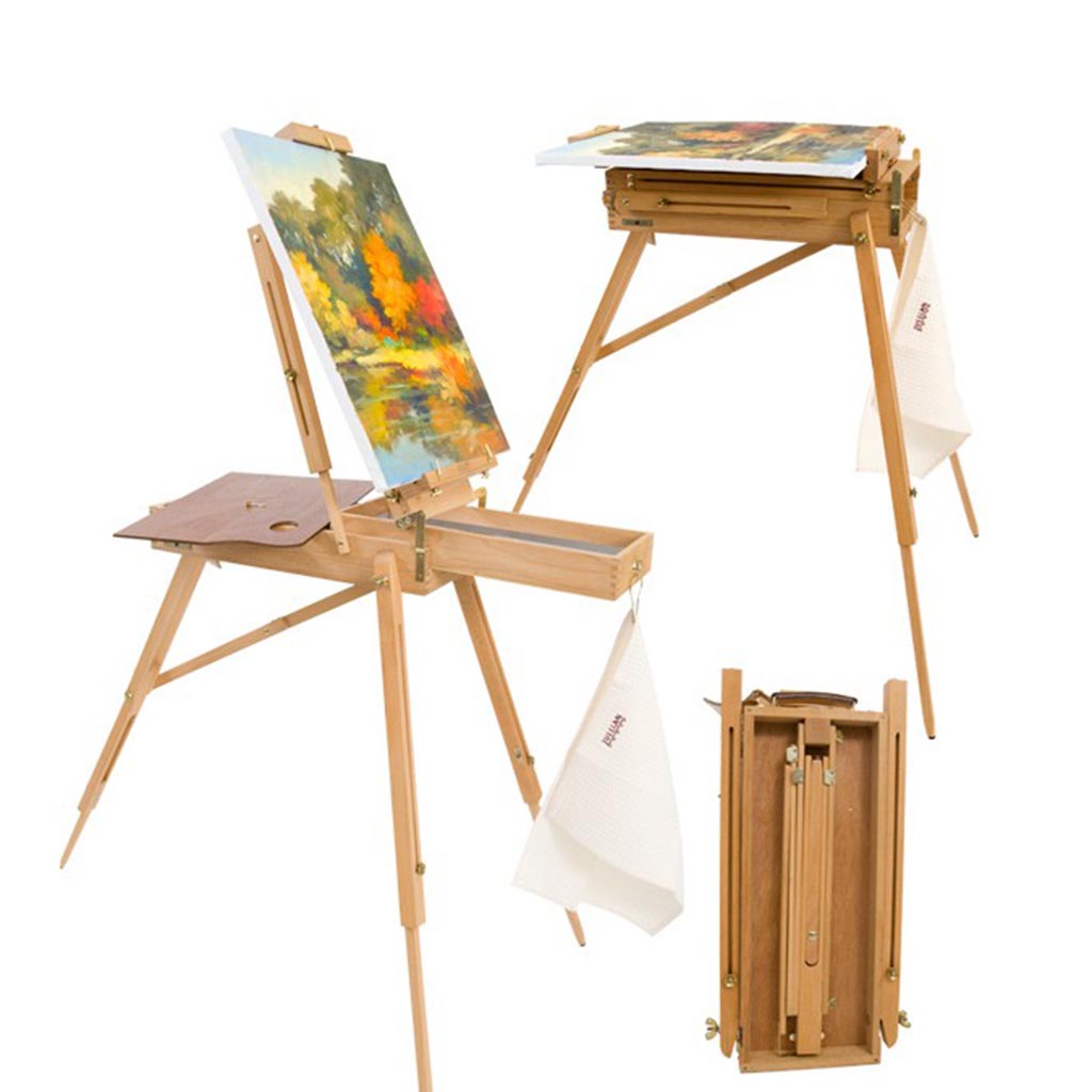 Jullian : Full Classic French Easel : Beechwood : With Carrying