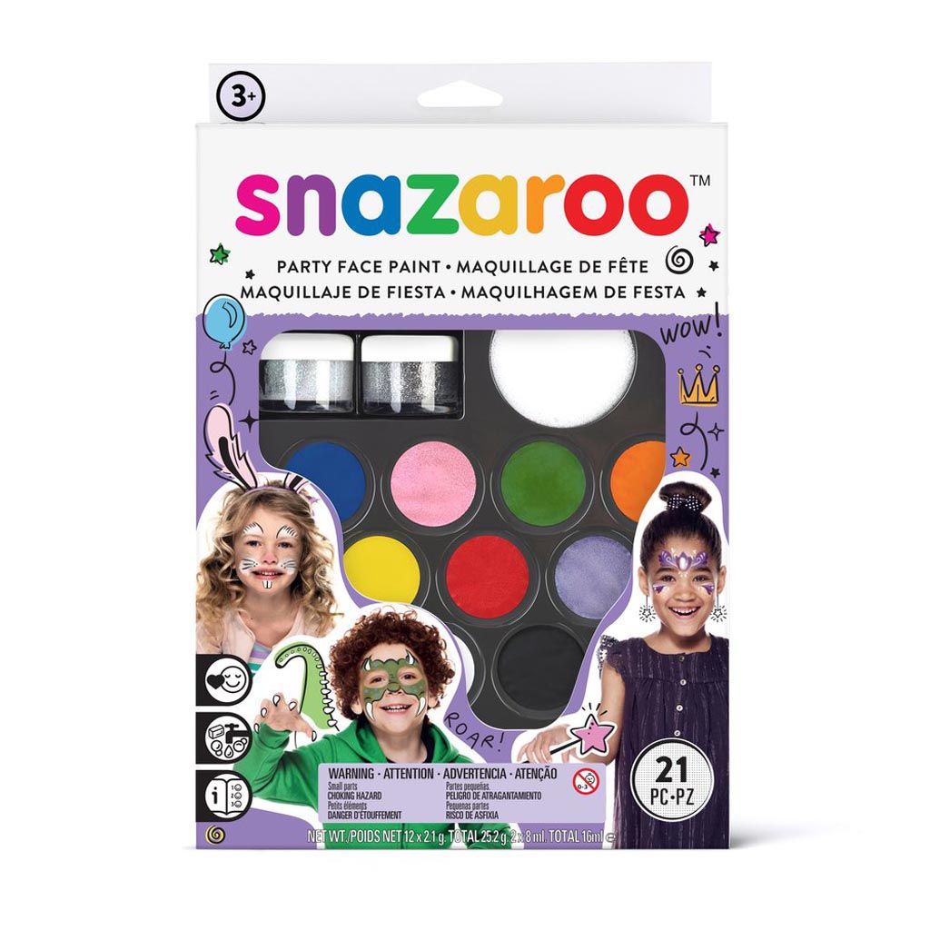 Snazaroo Face Paint Sticks 6 Set Halloween