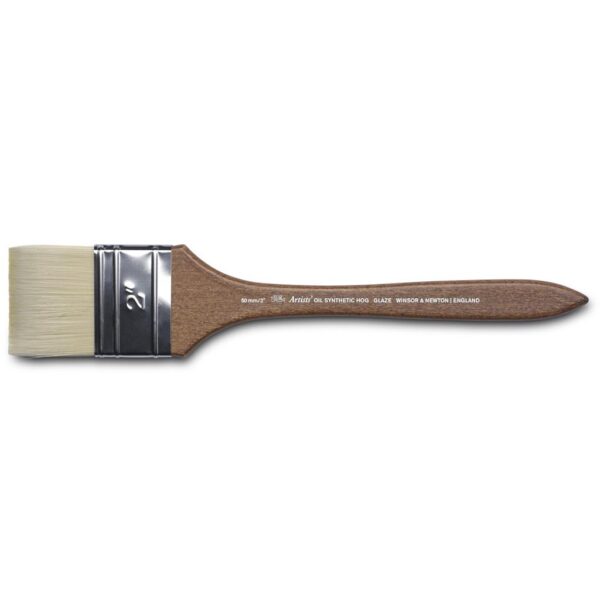 Winsor and Newton Artists Oil Synthetic Hog Brush Glaze 2in
