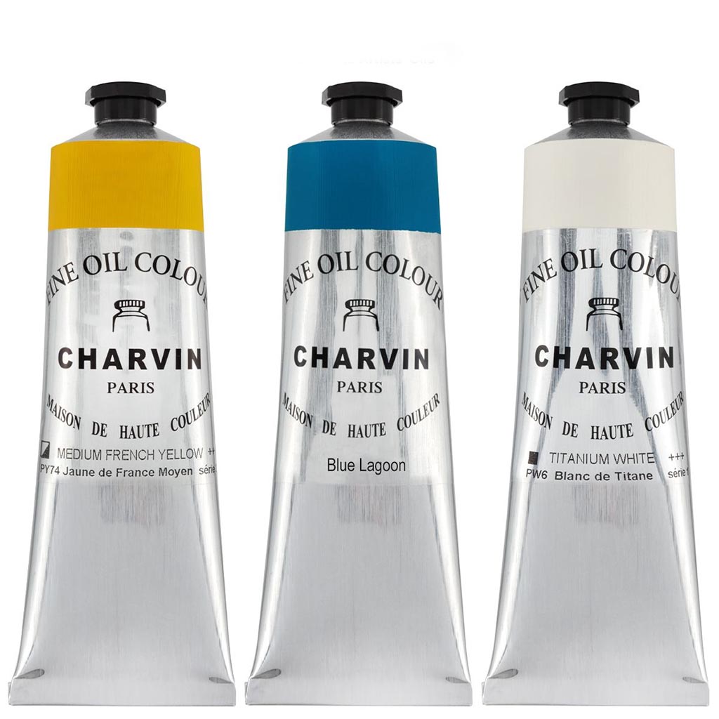 Deluxe Chest Oil Painting Set, Charvin Extra-Fine Oil Color